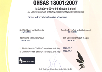 OHSAS 18001 001
